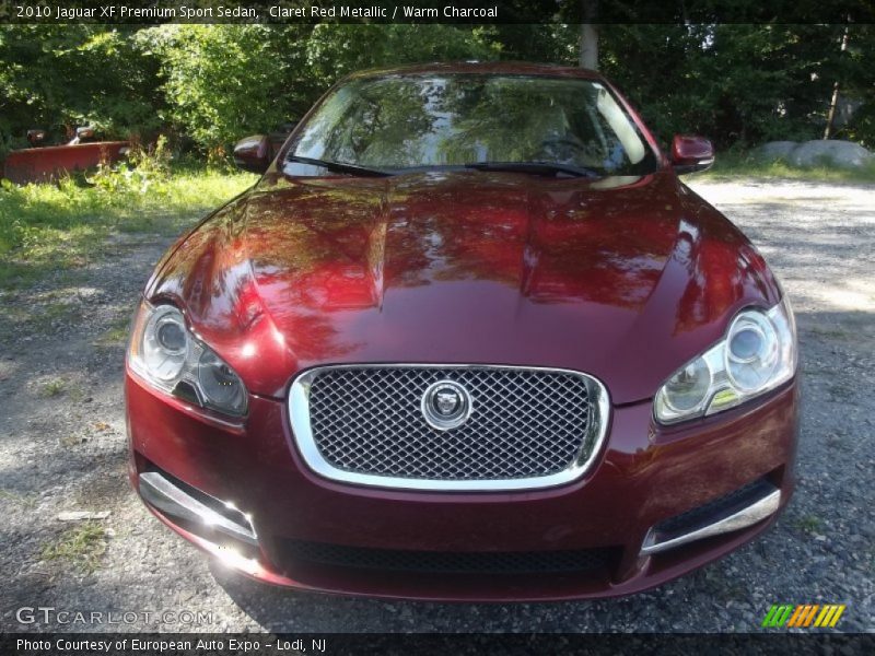Claret Red Metallic / Warm Charcoal 2010 Jaguar XF Premium Sport Sedan