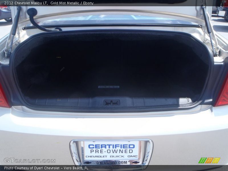 Gold Mist Metallic / Ebony 2012 Chevrolet Malibu LT