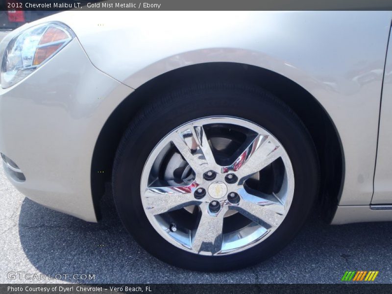 Gold Mist Metallic / Ebony 2012 Chevrolet Malibu LT