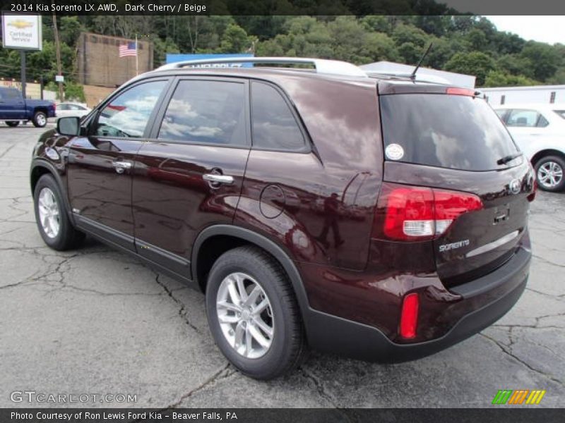  2014 Sorento LX AWD Dark Cherry