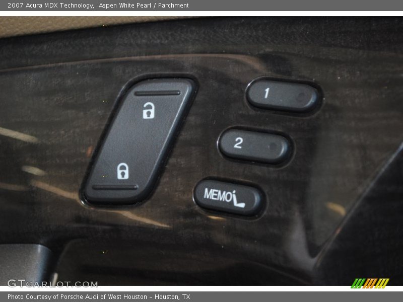 Aspen White Pearl / Parchment 2007 Acura MDX Technology