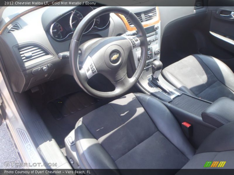 Gold Mist Metallic / Ebony 2012 Chevrolet Malibu LT