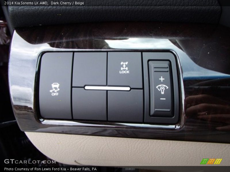 Dark Cherry / Beige 2014 Kia Sorento LX AWD