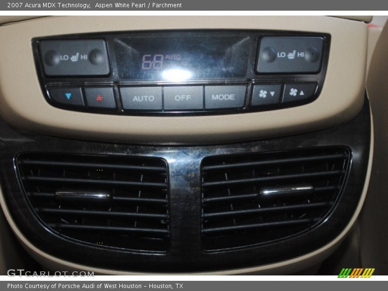 Aspen White Pearl / Parchment 2007 Acura MDX Technology