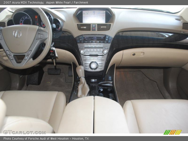 Aspen White Pearl / Parchment 2007 Acura MDX Technology