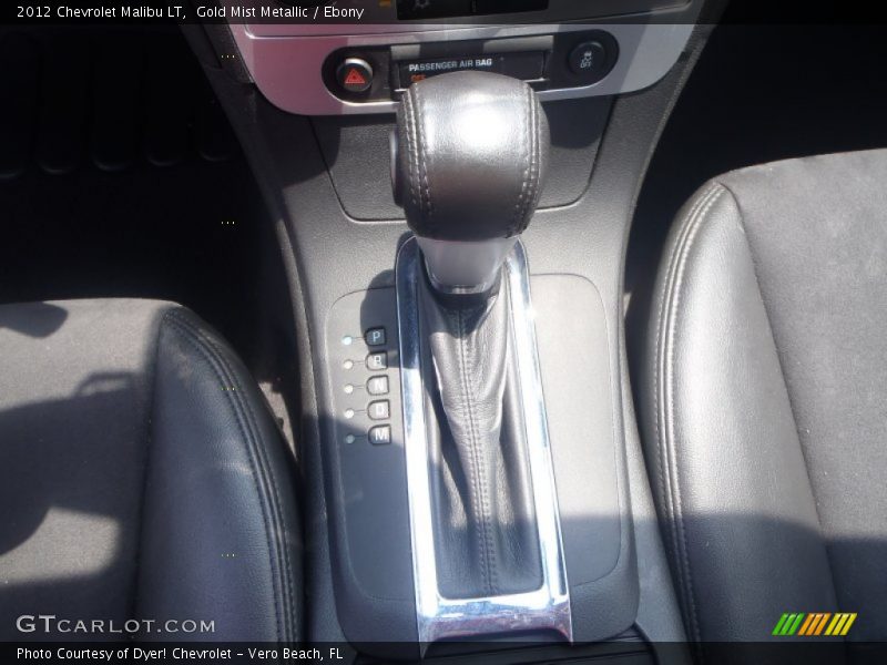 Gold Mist Metallic / Ebony 2012 Chevrolet Malibu LT
