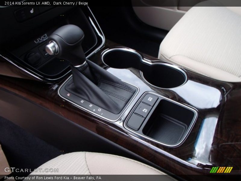 Dark Cherry / Beige 2014 Kia Sorento LX AWD