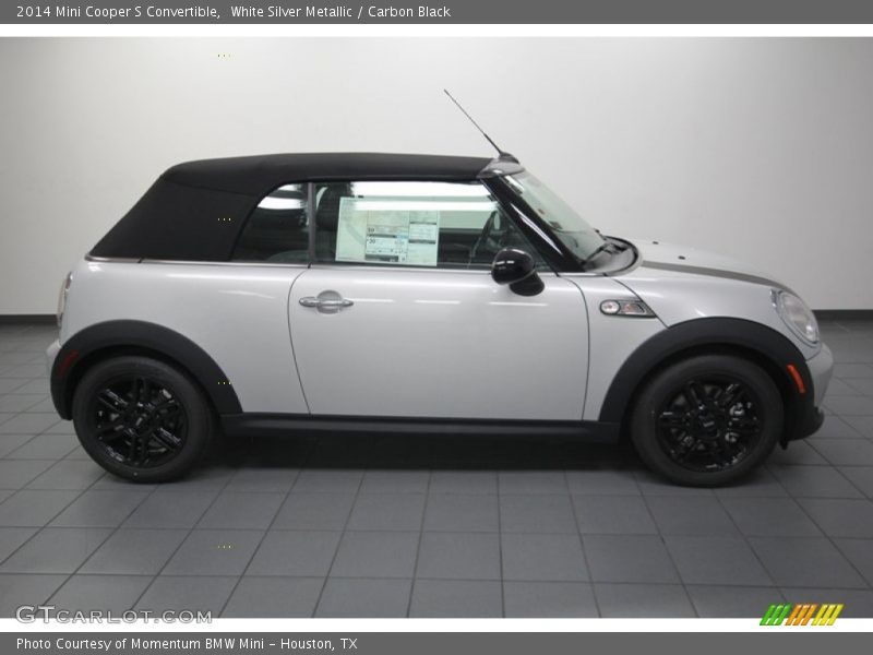 2014 Cooper S Convertible White Silver Metallic