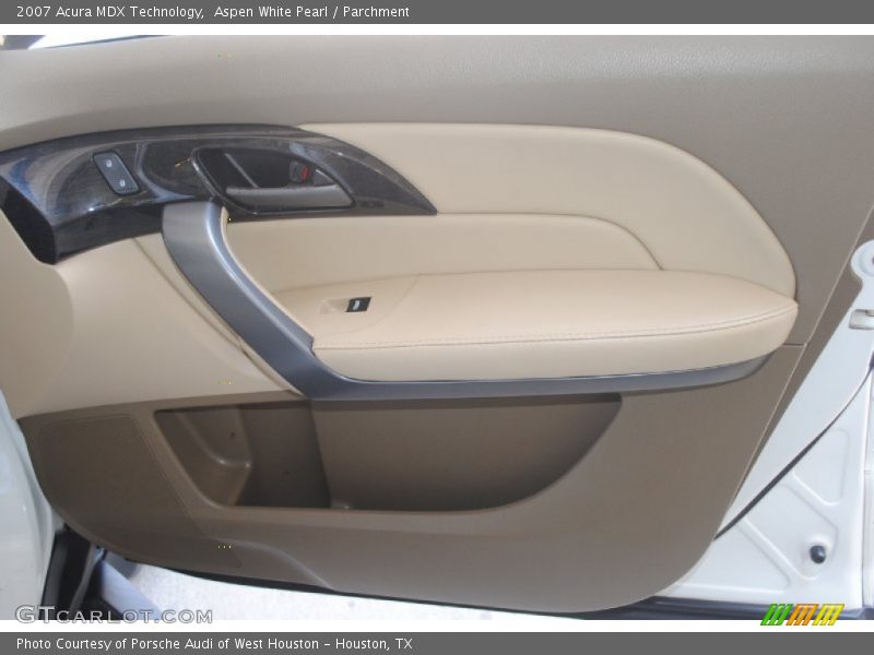 Aspen White Pearl / Parchment 2007 Acura MDX Technology