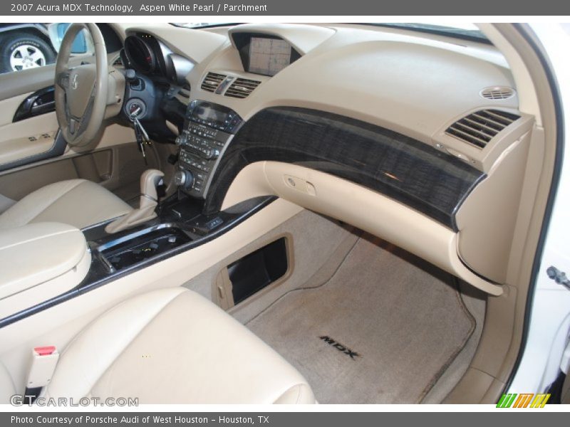 Aspen White Pearl / Parchment 2007 Acura MDX Technology