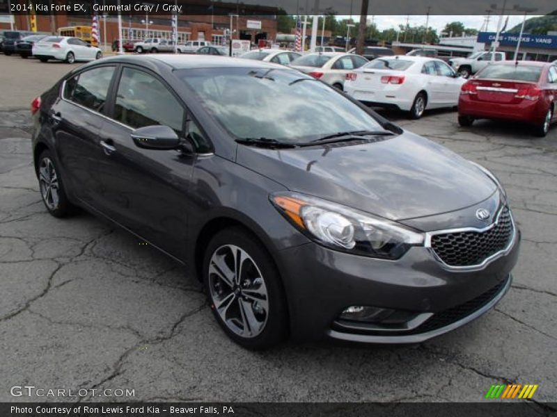 Gunmetal Gray / Gray 2014 Kia Forte EX