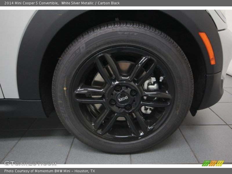 White Silver Metallic / Carbon Black 2014 Mini Cooper S Convertible