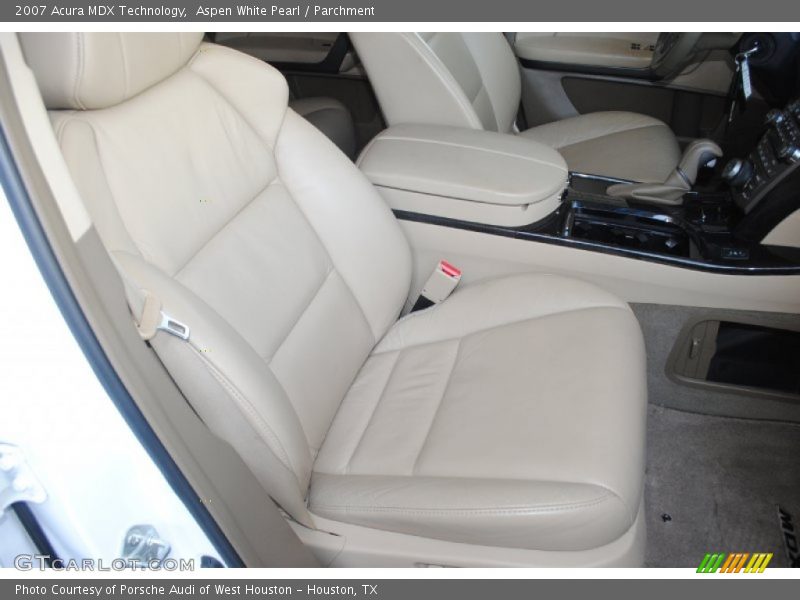 Aspen White Pearl / Parchment 2007 Acura MDX Technology
