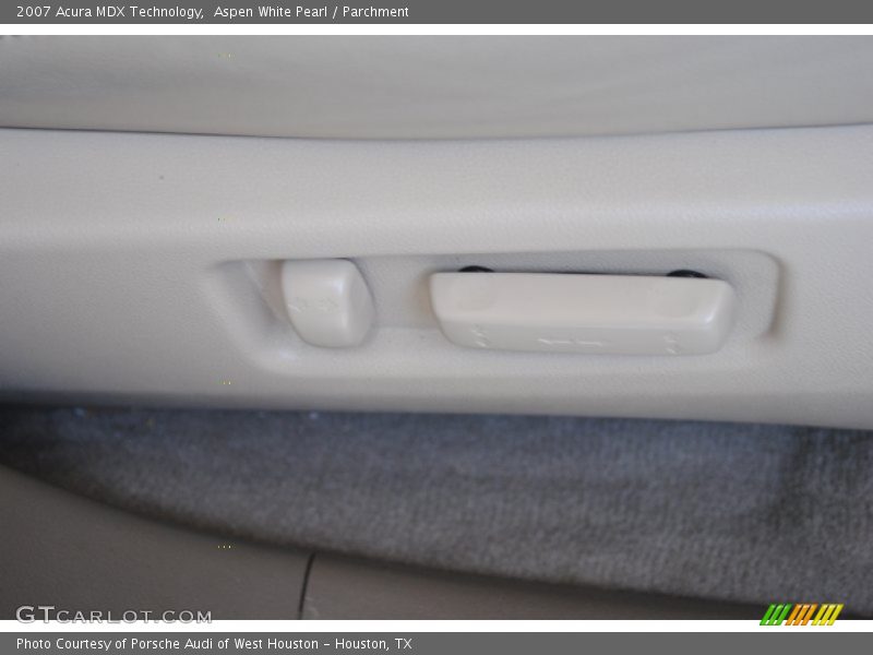 Aspen White Pearl / Parchment 2007 Acura MDX Technology