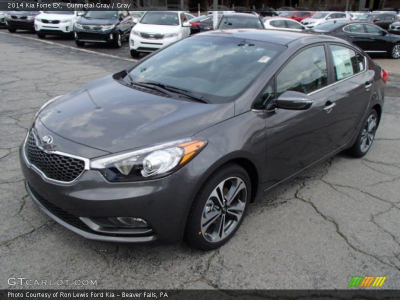 Gunmetal Gray / Gray 2014 Kia Forte EX