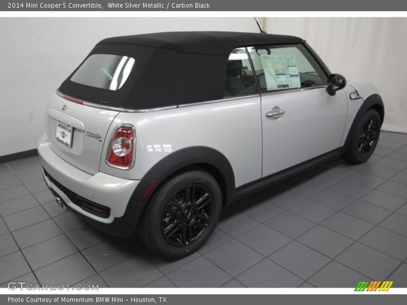 White Silver Metallic / Carbon Black 2014 Mini Cooper S Convertible