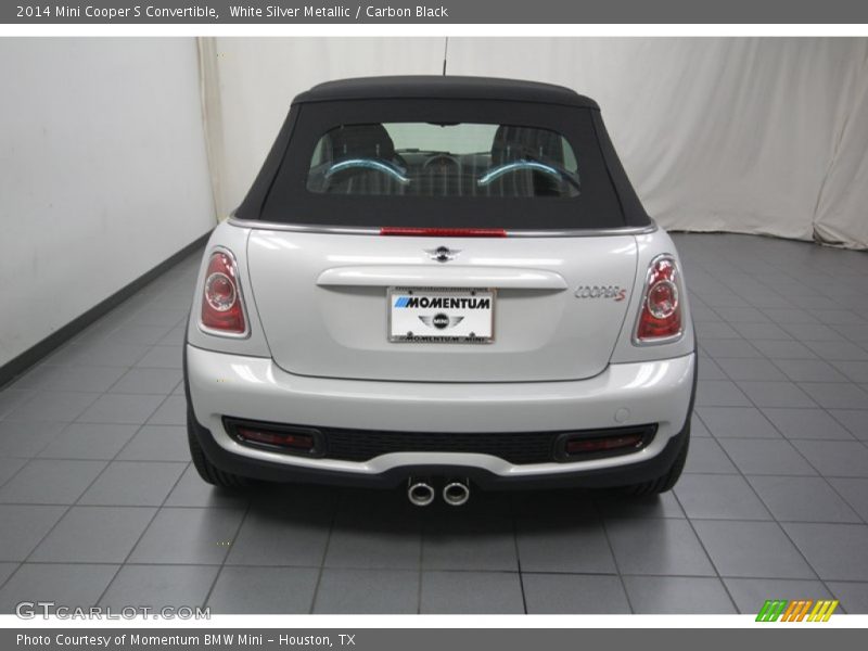 White Silver Metallic / Carbon Black 2014 Mini Cooper S Convertible