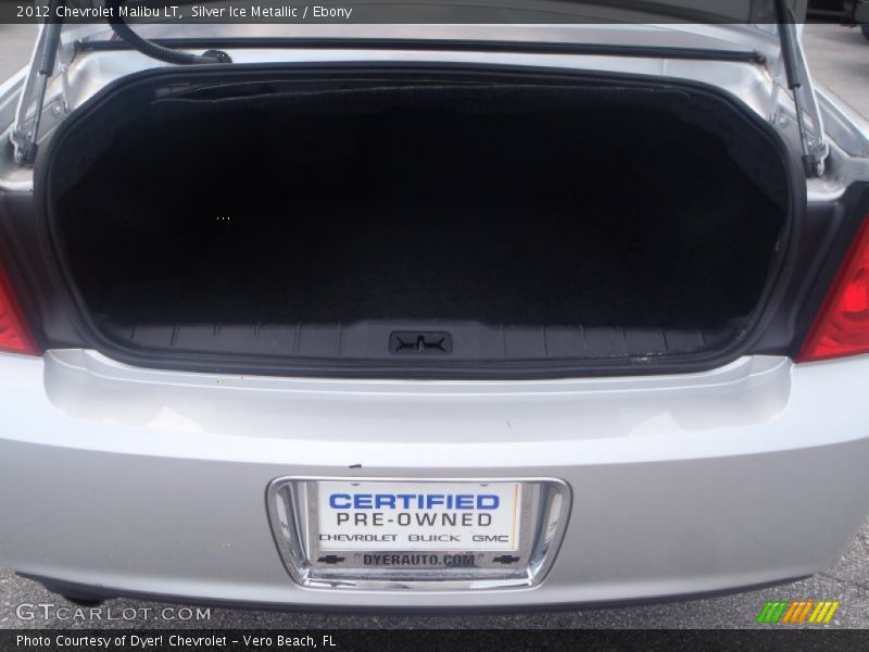 Silver Ice Metallic / Ebony 2012 Chevrolet Malibu LT