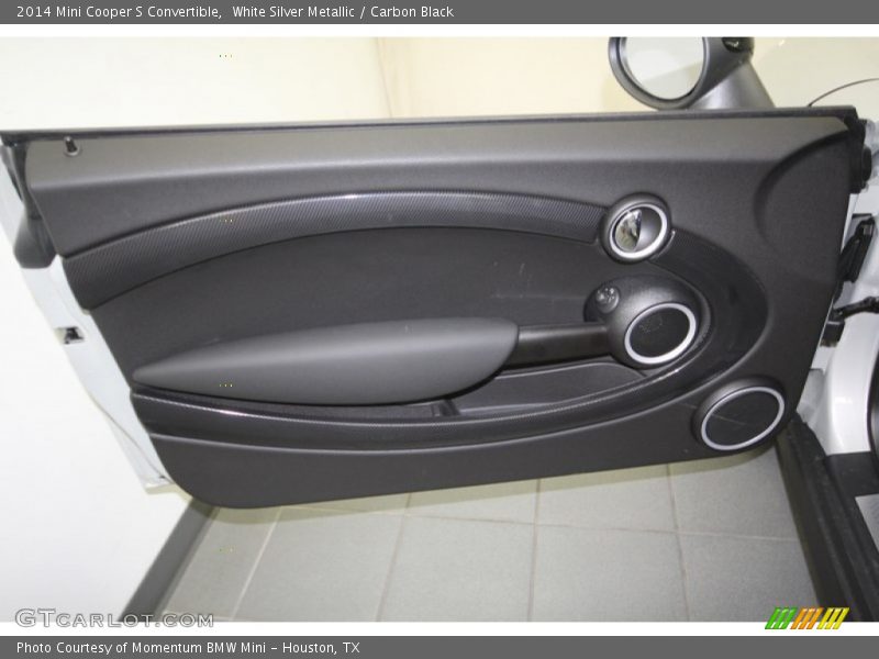 White Silver Metallic / Carbon Black 2014 Mini Cooper S Convertible
