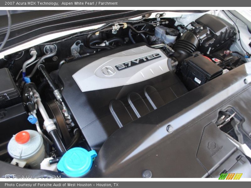 Aspen White Pearl / Parchment 2007 Acura MDX Technology
