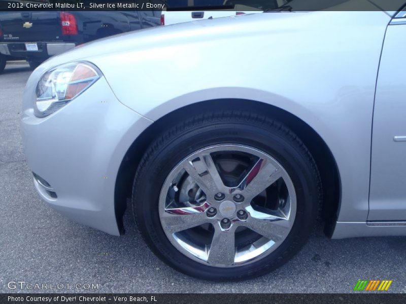 Silver Ice Metallic / Ebony 2012 Chevrolet Malibu LT