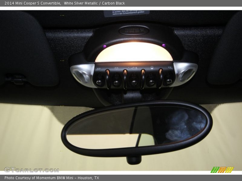 White Silver Metallic / Carbon Black 2014 Mini Cooper S Convertible