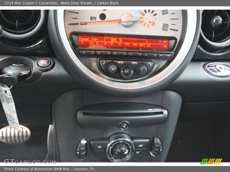 White Silver Metallic / Carbon Black 2014 Mini Cooper S Convertible