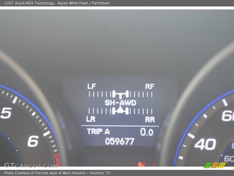 Aspen White Pearl / Parchment 2007 Acura MDX Technology