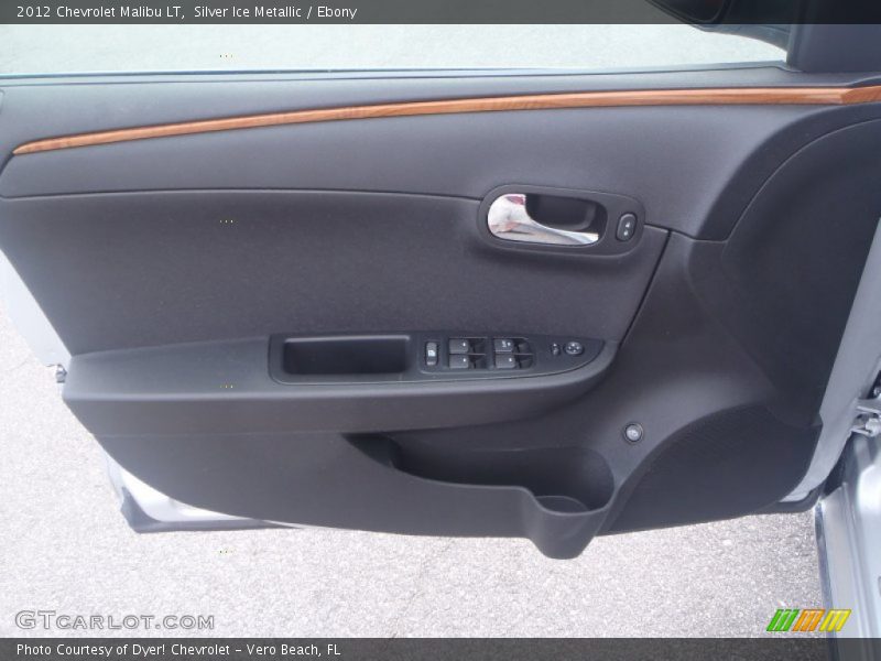 Silver Ice Metallic / Ebony 2012 Chevrolet Malibu LT