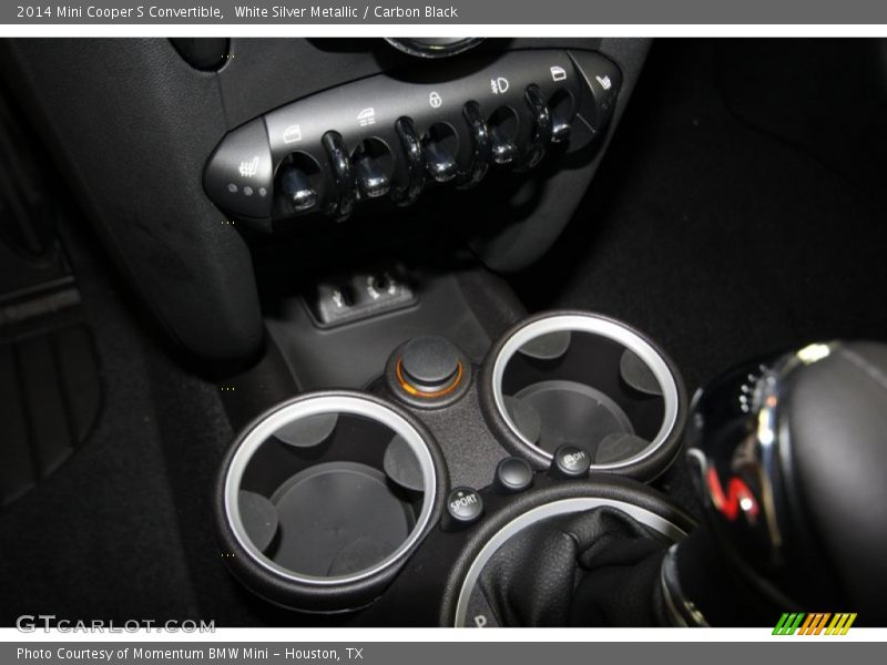 White Silver Metallic / Carbon Black 2014 Mini Cooper S Convertible