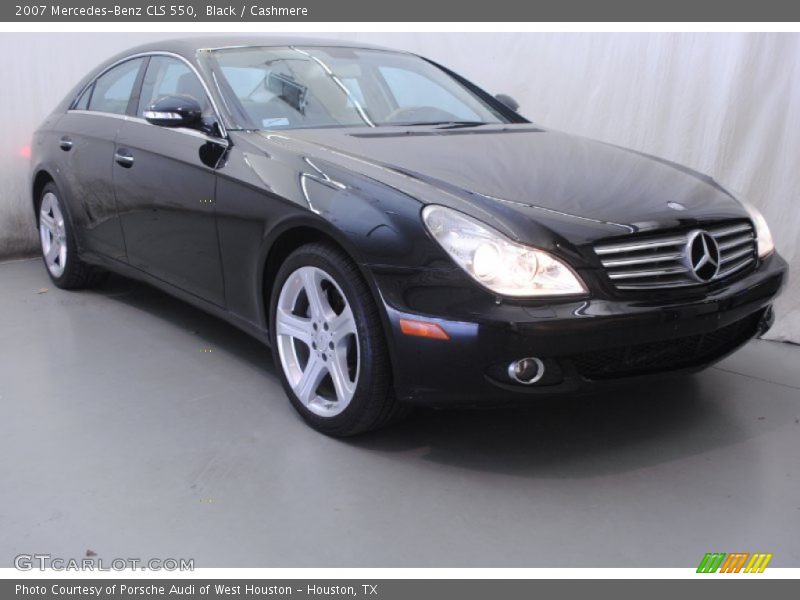 Black / Cashmere 2007 Mercedes-Benz CLS 550