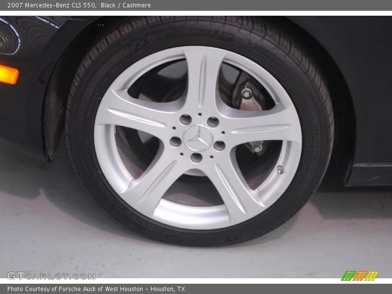 Black / Cashmere 2007 Mercedes-Benz CLS 550