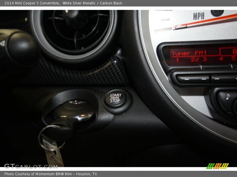 White Silver Metallic / Carbon Black 2014 Mini Cooper S Convertible