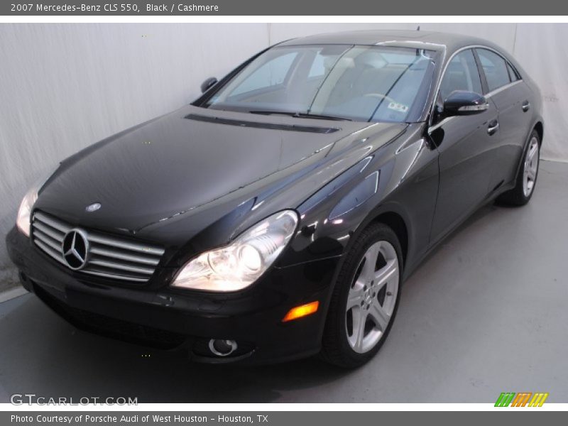 Black / Cashmere 2007 Mercedes-Benz CLS 550