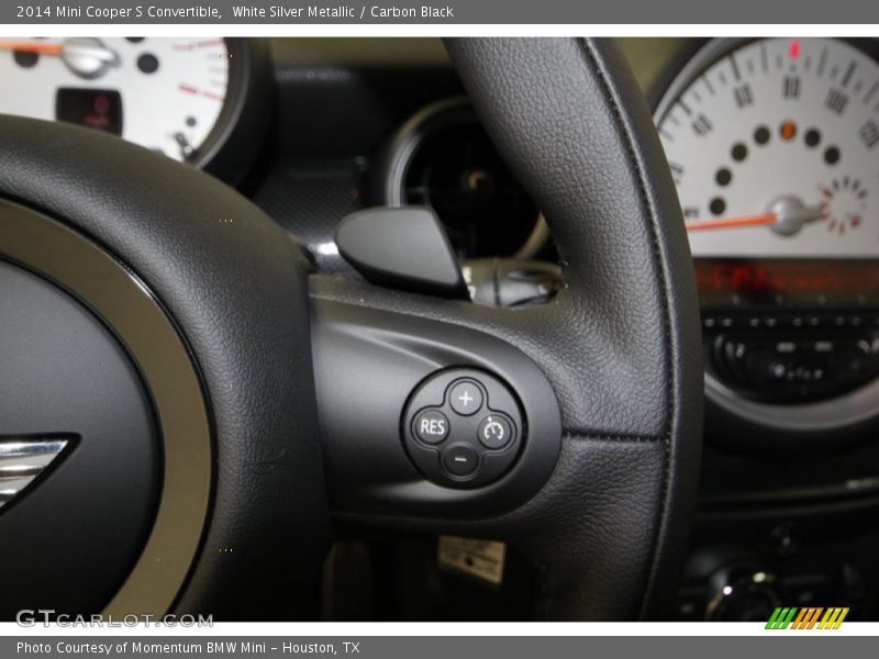 White Silver Metallic / Carbon Black 2014 Mini Cooper S Convertible