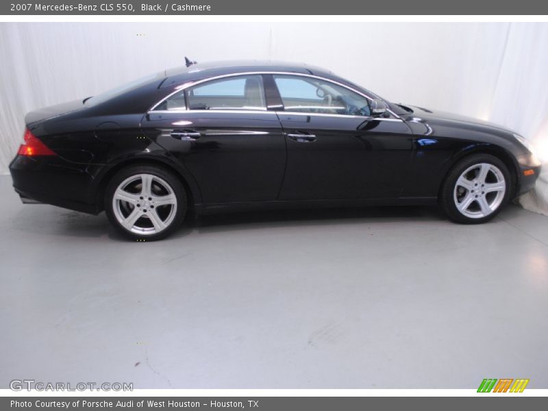 Black / Cashmere 2007 Mercedes-Benz CLS 550