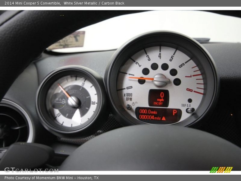White Silver Metallic / Carbon Black 2014 Mini Cooper S Convertible