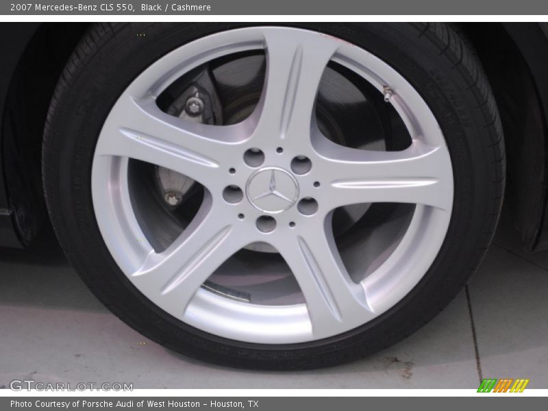 Black / Cashmere 2007 Mercedes-Benz CLS 550