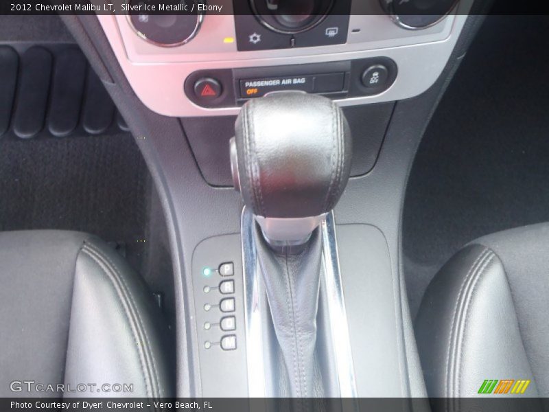 Silver Ice Metallic / Ebony 2012 Chevrolet Malibu LT