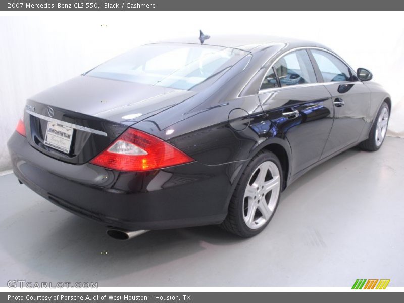Black / Cashmere 2007 Mercedes-Benz CLS 550