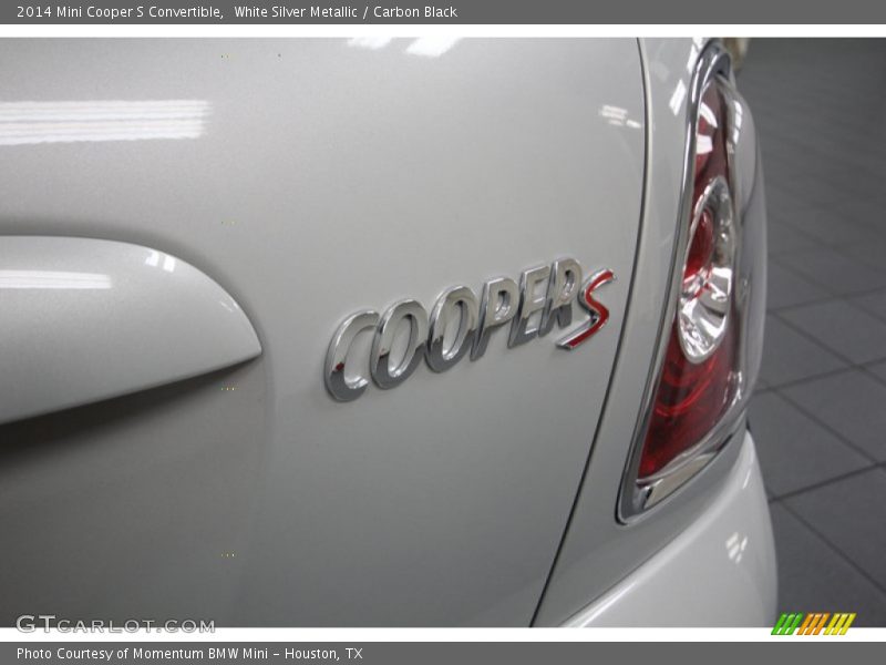 White Silver Metallic / Carbon Black 2014 Mini Cooper S Convertible