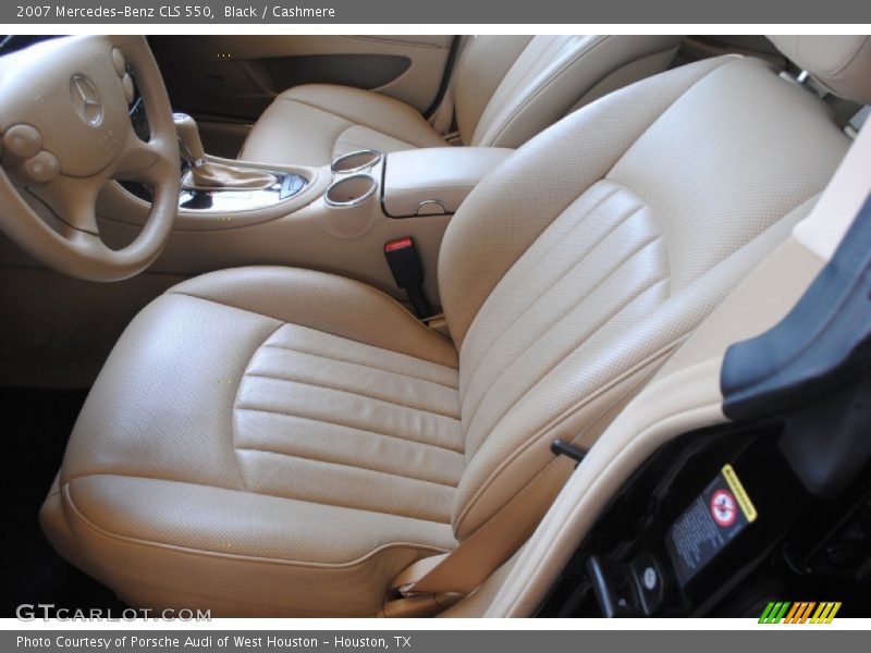 Black / Cashmere 2007 Mercedes-Benz CLS 550