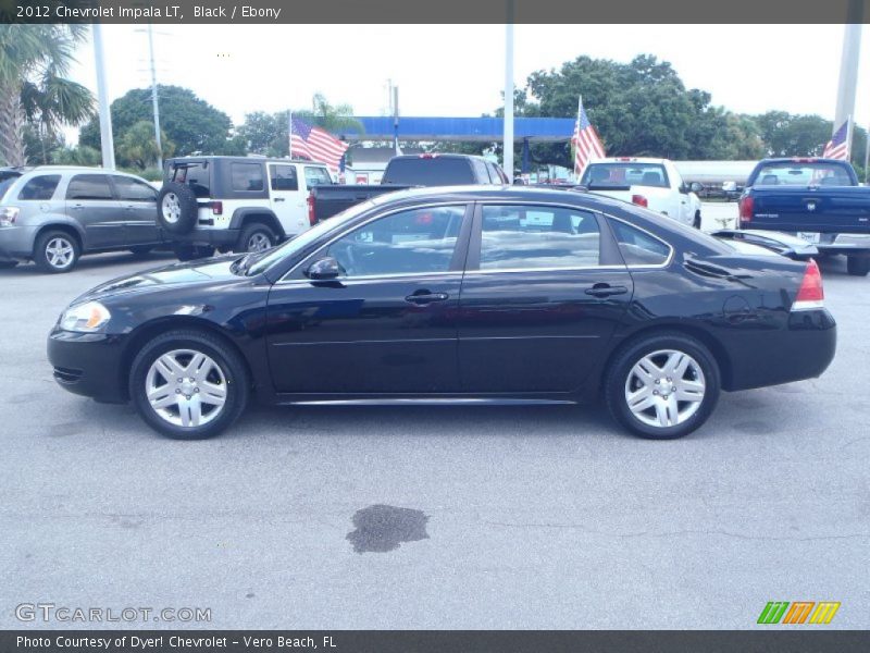 Black / Ebony 2012 Chevrolet Impala LT