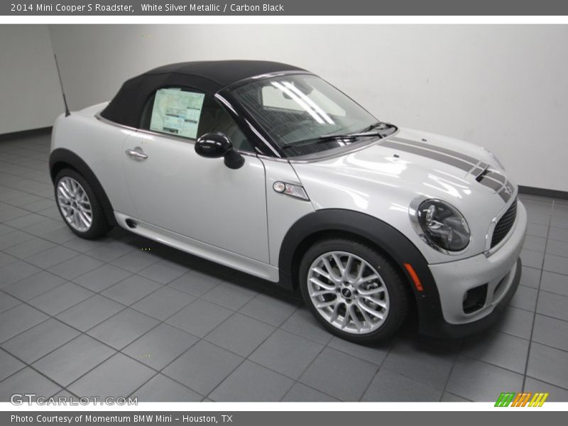  2014 Cooper S Roadster White Silver Metallic