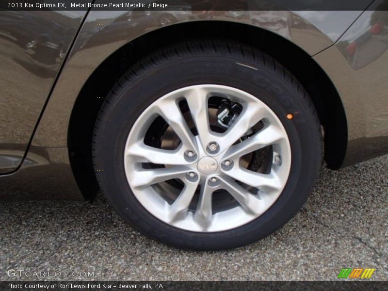 Metal Bronze Pearl Metallic / Beige 2013 Kia Optima EX