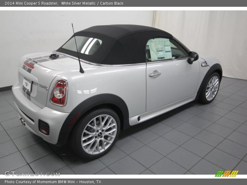 White Silver Metallic / Carbon Black 2014 Mini Cooper S Roadster