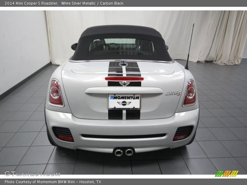 White Silver Metallic / Carbon Black 2014 Mini Cooper S Roadster