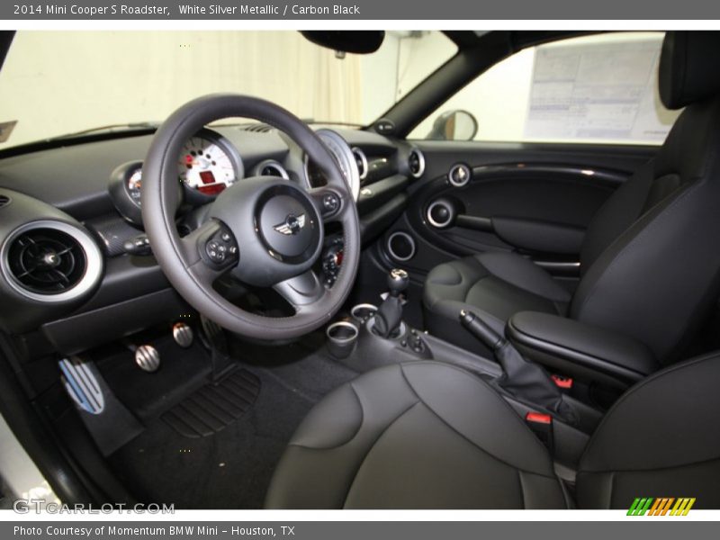 White Silver Metallic / Carbon Black 2014 Mini Cooper S Roadster