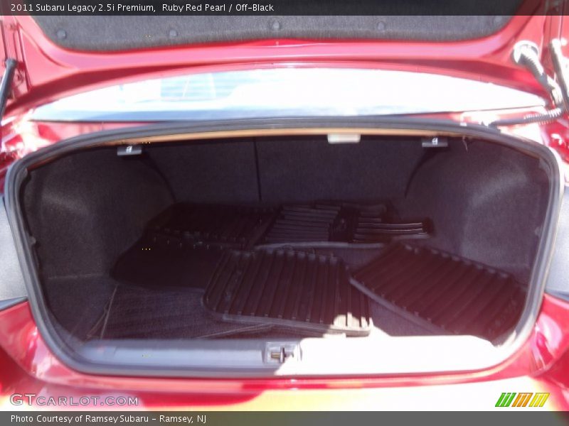 Ruby Red Pearl / Off-Black 2011 Subaru Legacy 2.5i Premium