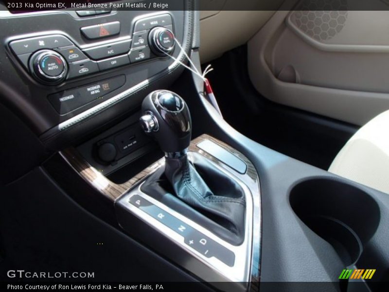 Metal Bronze Pearl Metallic / Beige 2013 Kia Optima EX